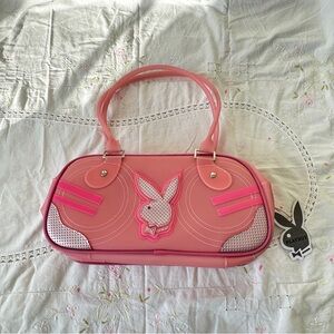 Rare Deadstock PLAYBOY Pink and Silver Shoulder Bag